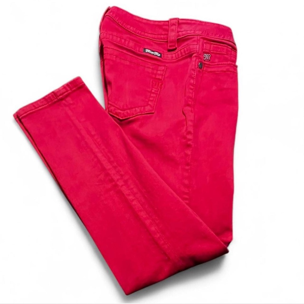 Miss Me Red Skinny Ankle Jeans, 28